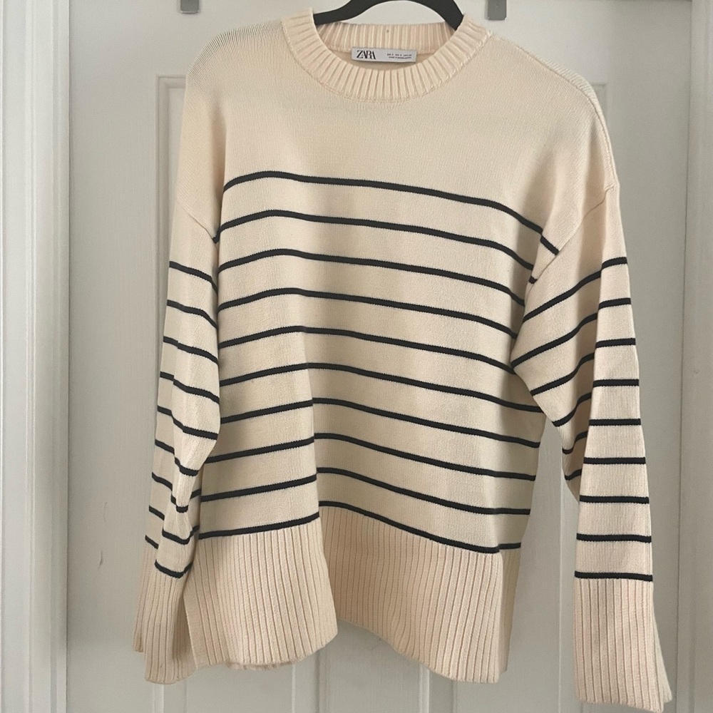 Zara striped sweater